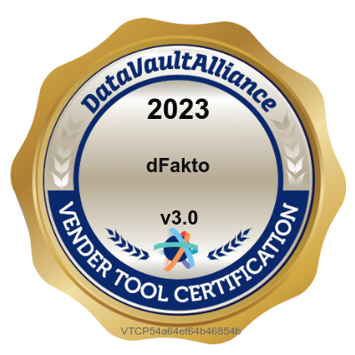 Badge Data Vault Alliance Vendor Tool Certification