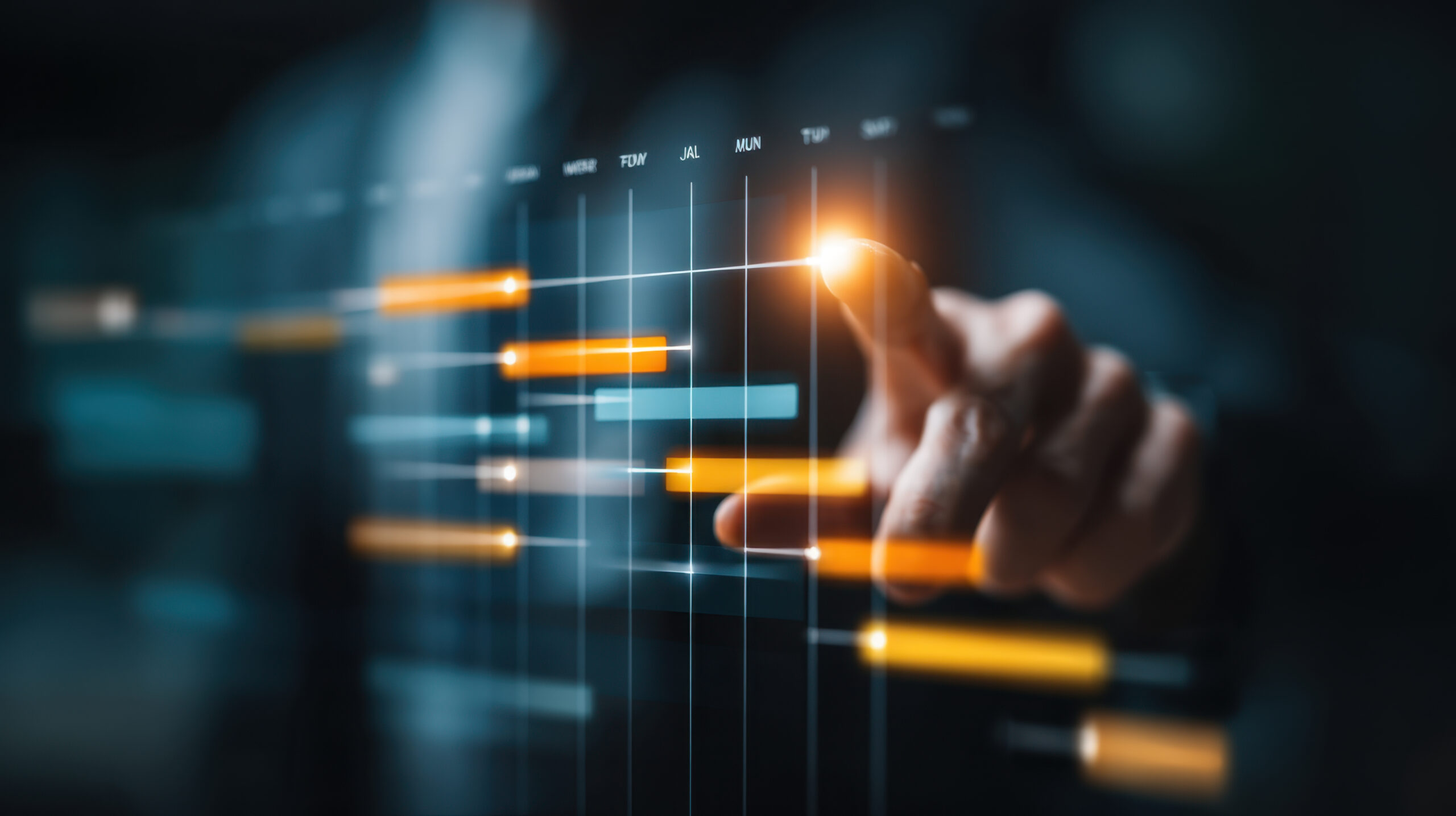 beVault BI Historical Data Analytics – Time-Based Business Intelligence Platform Business professional analyzing historical data timeline with beVault BI platform showing time-stamped data visualization and temporal analytics